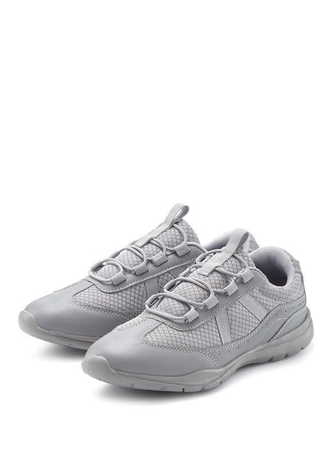 Bild: Sneaker von LASCANA: Sneaker mit elastischen Schnürbändern VEGAN von LASCANA. Obermaterial aus Lederimitat und Textil. Futter und Decksohle aus Textil. Laufsohle aus Synthetik.