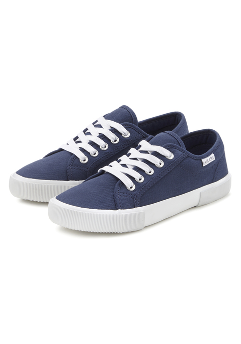 Bild: Sneaker von LASCANA: Sneaker aus Textil VEGAN von LASCANA. Klassischer und zeitloser Style. Weiche und bequeme Innensohle. Obermaterial, Futter und Decksohle aus Textil, Laufsohle aus Synthetik.
