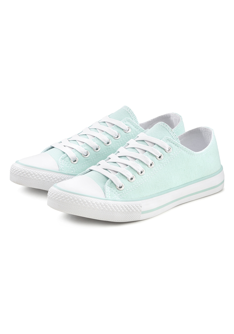 Bild: Sneaker von LASCANA: Sportlicher Sneaker von Lascana. Basic für legere Alltags-Looks. Obermaterial, Futter und Decksohle aus Baumwolle. Laufsohle aus Synthetik.