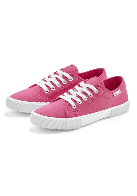 Bild: Sneaker von LASCANA: Sneaker aus Textil VEGAN von LASCANA. Klassischer und zeitloser Style. Weiche und bequeme Innensohle. Obermaterial, Futter und Decksohle aus Textil, Laufsohle aus Synthetik.