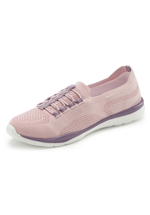 Bild: Sneaker von LASCANA: Slipper VEGAN von LASCANA. Obermaterial, Futter und Decksohle aus Textil. Laufsohle aus Synthetik.