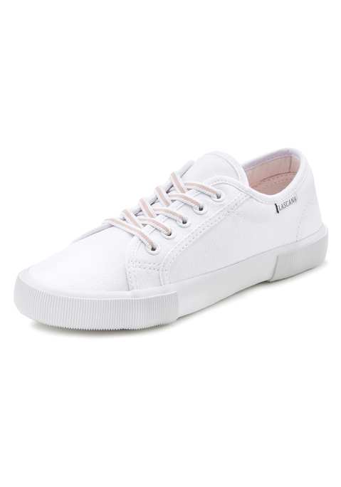 LASCANA Sneaker Damen weiß-rosé Gr.35