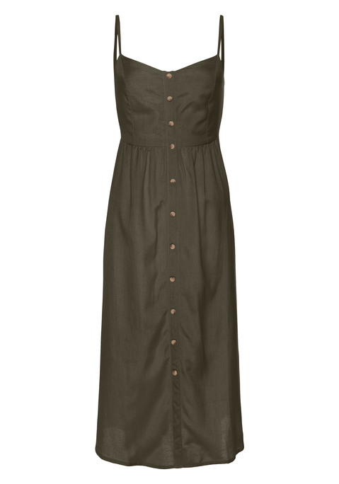 LASCANA Sommerkleid Damen khaki Gr.34