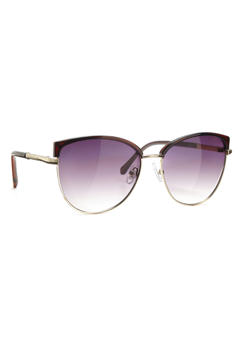 Bild: Sonnenbrille von LASCANA: Sonnenbrille von LASCANA. Vollrandrahmen aus Metall und Kunststoff. Brillensteg und Brillenbügel aus Metall. Getönte Kunststoffgläser mit 100% UV-Schutz.