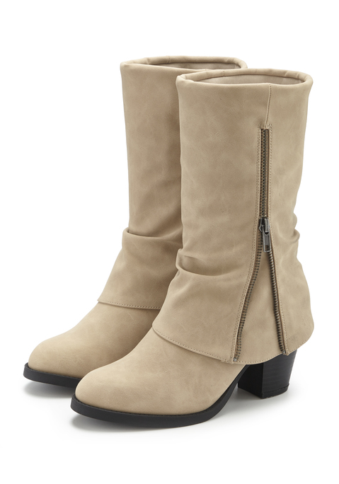Bild: Stiefel von LASCANA: VEGAN. Absatzhöhe ca. 7 cm. Obermaterial aus Lederimitat. Futter und Decksohle aus Textil. Laufsohle aus Synthetik.