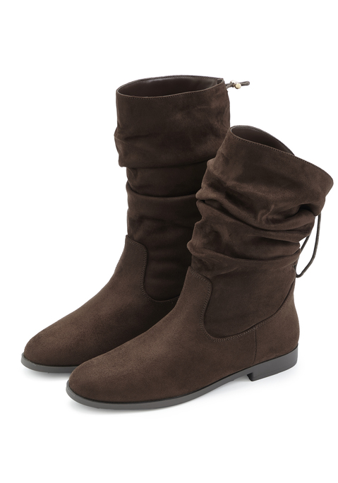 Bild: Stiefel von LASCANA: VEGAN. Obermaterial aus Microfaser. Futter aus Textil. Decksohle aus Lederimitat. Laufsohle aus Synthetik.