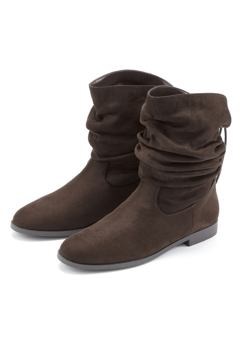 Bild: Stiefel von LASCANA: VEGAN. Obermaterial aus Microfaser. Futter aus Textil. Decksohle aus Lederimitat. Laufsohle aus Synthetik.