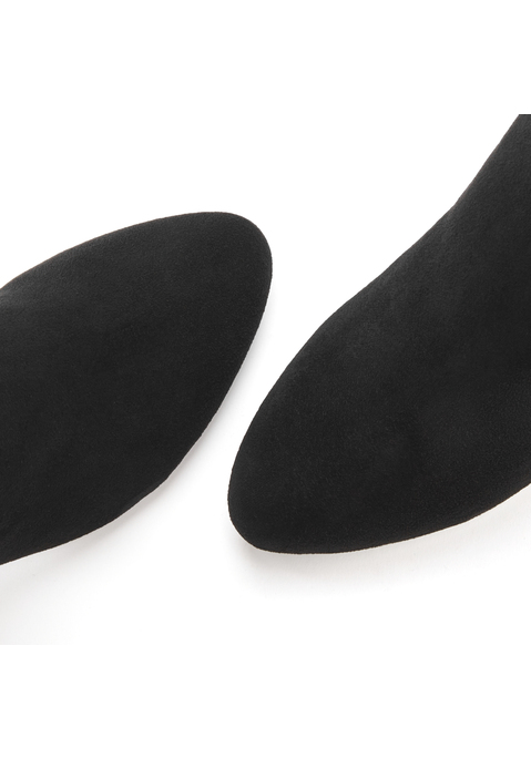 Bild: Stiefel von LASCANA: In zweifarbiger Optik: Langschaft-Stiefel von Lascana. Bequemer Blockabsatz und Reißverschluss zum besseren Einsteigen. Idealer Begleiter für Freizeit und Büro mit vielen Kombimöglichkeiten: zu Jeans, Kleidern und Röcken. Anschmiegsames Velourslederimitat.