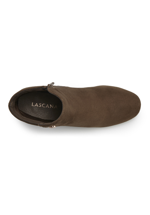 Bild: Stiefelette von LASCANA: Stiefelette VEGAN von LASCANA. Absatzhöhe ca. 5 cm. Obermaterial aus Microfaser. Futter und Decksohle aus Textil. Laufsohle aus Synthetik.