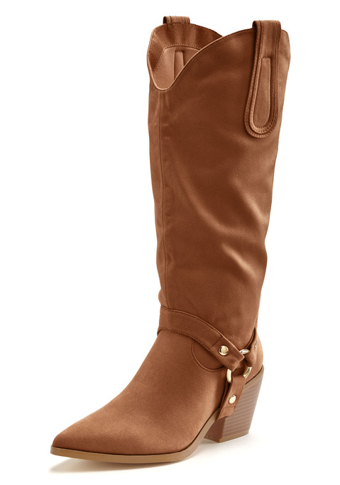 LASCANA Stiefelette Damen camelfarben Gr.36