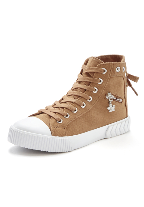 Bild: Stiefelette von LASCANA: VEGAN. Obermaterial, Futter und Decksohle aus Textil. Laufsohle aus Synthetik.