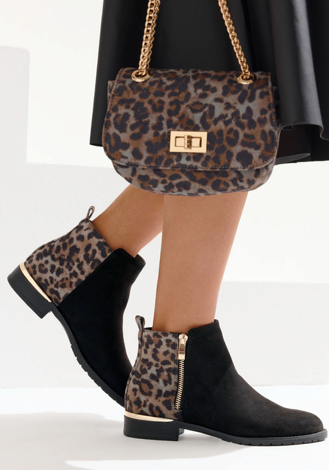 Bild: Stiefelette von LASCANA: Modische Stiefelette von Lascana. Highlight: der trendige Print. Ideale Passform, perfekt mit Jeans oder Strumpfhose und Kleid tragbar.
