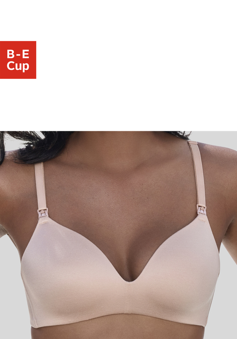 Bild: Still-BH von LASCANA: Hübscher Still-BH ohne Bügel. Mit nahtlos vorgeformten, leicht wattierten Cups - nichts zeichnet sich ab. Cups einzeln aufhakbar dank praktischer Still Clips an den Trägern. Individuell verstellbare Träger sowie Rückenverschluss. Mit Liebe & Leidenschaft in Hamburg kreiert. Aus 68% Polyamid, 16% Elasthan, 16% Polyester.