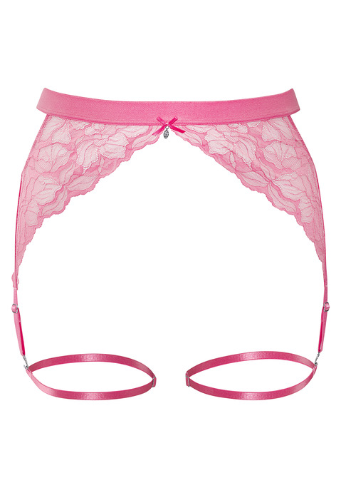 Bild: Strapsgürtel von LASCANA: Verführerischer Strapsgürtel mit feiner Zierschleife und hübschem Glitzeraccessoire. Aus edler, dezent transparenter Spitze. Mit elastischem Bund mit Haken & Ösenverschluss hinten mittig. Individuell verstellbare Strapse. Mit Liebe & Leidenschaft in Hamburg kreiert. Obermaterial: 88% Polyamid, 12% Elasthan.