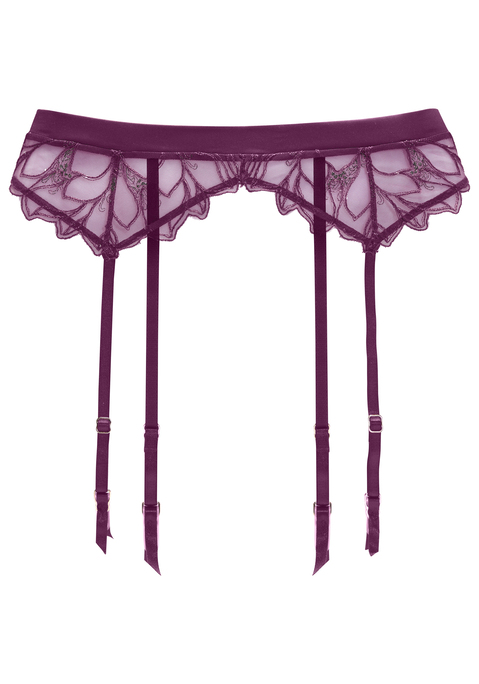 Bild: Strapsgürtel von LASCANA: Verführerischer Strapsgürtel aus transparenter Spitze mit hübschen Glitzerdetails. Elastischer Bund für einen zuverlässigen Halt. Individuell verstellbaren Haken- und Ösenverschluss. Passende BH's und Unterteile aus der gleichen Serie erhältlich. Mit Liebe & Leidenschaft in Hamburg kreiert. Obermaterial: 67% Polyester, 27% Polyamid, 6% Elasthan.