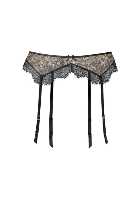 Bild: Strapsgürtel von LASCANA: Sexy Strapsgürtel mit individuell verstellbaren Strapsen. Rundherum aus Leo-Mesh mit Eyelash-Spitze. Mit Haken- und Ösenverschluss in der hinteren Mitte. Passende BHs und Unterteile aus der gleichen Serie erhältlich. Mit Liebe & Leidenschaft in Hamburg kreiert. Transparente Unterwäsche. Verführerische Dessous. Verspielte Dessous. Aus 64% Polyester, 28% Polyamid, 8% Elasthan.