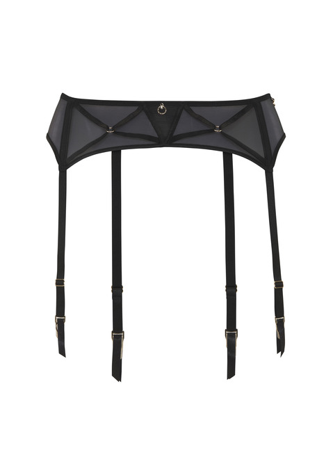 Bild: Strapsgürtel von LASCANA: Verführerischer Strapsgürtel mit edlem Bänderdetail. Rundherum aus feinem, dezent transparentem Mesh. Individuell verstellbarer Verschluss sowie Strapse. Passende BHs und Unterteile aus der gleichen Serie erhältlich. Mit Liebe & Leidenschaft in Hamburg kreiert. Obermaterial: 87% Polyamid, 13% Elasthan.