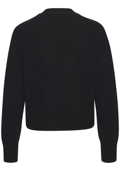 Bild: Strickjacke von LASCANA: Elegante Strickjacke von Lascana. Besonders hervorzuheben: der tiefe V-Ausschnitt und die Knopfleiste. Lockere Passform und modisch gerippte Bündchen. Ideal für Casual und saisonale Looks. Aus reinem, superweichem Kaschmirstrick.