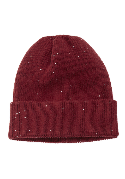 Bild: Strickmütze von LASCANA: Mütze mit Pailleten von LASCANA. Aus 40% Polyacryl, 30% Nylon und 30% Polyester.