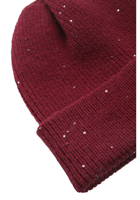 Bild: Strickmütze von LASCANA: Mütze mit Pailleten von LASCANA. Aus 40% Polyacryl, 30% Nylon und 30% Polyester.