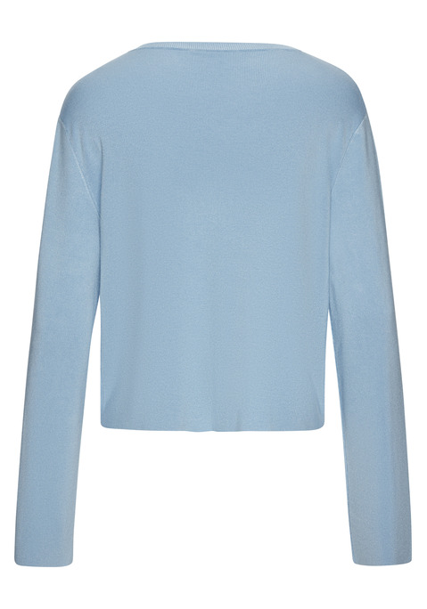 Bild: Strickpullover von LASCANA: Unifarbener Pullover von Lascana mit Rundhalsausschnitt. Kastige Passform. Ideal für jeden Tag und vielseitig kombinierbar. Weicher Feinstrick in angenehmer Viskosemischung.