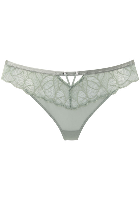 Bild: String von LASCANA: Sorgt für den perfekten Sitz und für ein optisches Highlight! Der schicke String von Lascana begeistert mit seiner elastischen Spitze, die deinen Po in einen sexy Rahmen setzt. Dabei wirkt der leicht transparente Look sehr verführerisch. Ganz raffiniert unterstreicht die kleine Schnürung an der Vorderseite das feminine Design des Höschens. Der Tragekomfort wird durch einen eingenähten Baumwollzwickel gesichert. Der Slip gibt dir den ganzen Tag ein gutes Gefühl auf der Haut. Mit seinen aufregenden Details wird der String für dich schnell zum neuen Lieblingsstück, das deine Reize super zur Geltung bringt. Aus 84% Polyamid, 16% Elasthan