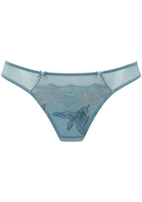 Bild: String von LASCANA: Extravaganter String mit dekorativen Schleifen und Accessoires vorne seitlich. Aus Mesh mit hauchzarter Stickerei verziert. Mit eingearbeitetem Baumwollzwickel. Passender BH aus der gleichen Serie erhältlich. Mit Liebe & Leidenschaft in Hamburg kreiert. Transparente Unterwäsche Damen. Reizwäsche. Verführerische Dessous. Spitzen-Dessous. Romantische Dessous. Verspielte Dessous. Aus 50% Polyamid, 30% Polyester, 20% Elasthan.