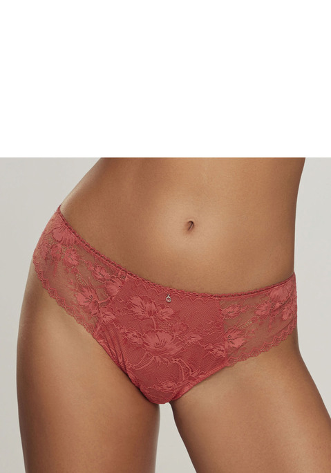 Bild: String von LASCANA: Femininer String aus floraler Spitze und feinem Soft-Mesh. Edles Schmuckaccessoire in der vorderen Mitte. Mit eingearbeitetem Baumwollzwickel. Passender BH aus der gleichen Serie erhältlich. Mit Liebe & Leidenschaft in Hamburg kreiert. Obermaterial: 87% Polyamid, 13% Elasthan.