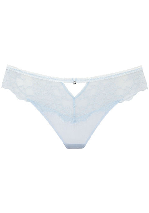 Bild: String von LASCANA: Femininer String aus floraler Spitze und edler Qualität mit hohem Seidenanteil. Mit einzigartigem Glitzeraccessoire und Zierschleife in der vorderen Mitte. Mit eingearbeitetem Baumwollzwickel. Mit passenden BHs aus der gleichen Serie erhältlich. Mit Liebe & Leidenschaft in Hamburg kreiert. Obermaterial: 56% Polyamid, 32% Seide, 12% Elasthan.