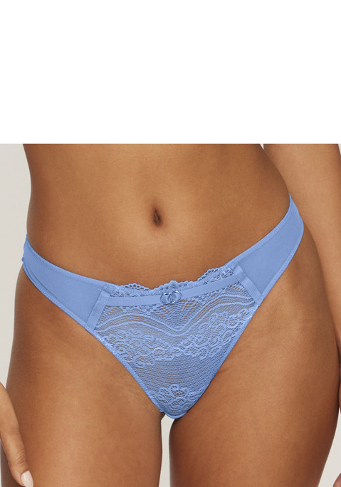 Bild: String von LASCANA: Sexy String aus transparenter Netzware und hinten mit Cut-Outs und Ring. Mit eingearbeitetem Baumwollzwickel. Mit passendem BH aus der gleichen Serie erhältlich . Aus 90% Polyamid, 10% Elasthan.