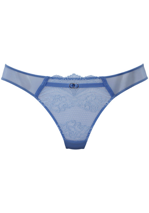 Bild: String von LASCANA: Sexy String aus transparenter Netzware und hinten mit Cut-Outs und Ring. Mit eingearbeitetem Baumwollzwickel. Mit passendem BH aus der gleichen Serie erhältlich . Aus 90% Polyamid, 10% Elasthan.