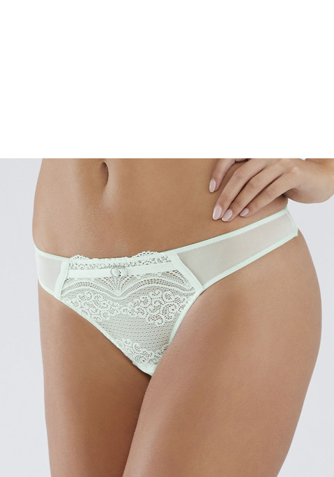 Bild: String von LASCANA: Sexy String aus transparenter Netzware und hinten mit Cut-Outs und Ring. Mit eingearbeitetem Baumwollzwickel. Mit passendem BH aus der gleichen Serie erhältlich . Aus 90% Polyamid, 10% Elasthan.