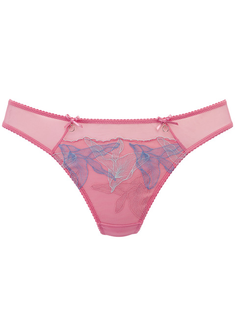 Bild: String von LASCANA: Extravaganter String mit dekorativen Schleifen und Accessoires vorne seitlich. Aus Mesh mit hauchzarter Stickerei verziert. Mit eingearbeitetem Baumwollzwickel. Passender BH aus der gleichen Serie erhältlich. Mit Liebe & Leidenschaft in Hamburg kreiert. Transparente Unterwäsche Damen. Reizwäsche. Verführerische Dessous. Spitzen-Dessous. Romantische Dessous. Verspielte Dessous. Aus 50% Polyamid, 30% Polyester, 20% Elasthan.