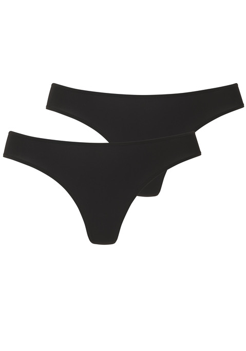 Bild: String von LASCANA: String von Lascana im praktischen 2er-Pack. Flache, elastische Saumkanten. Sitzt wie eine zweite Haut. Angenehme Qualität mit weichem Griff.
