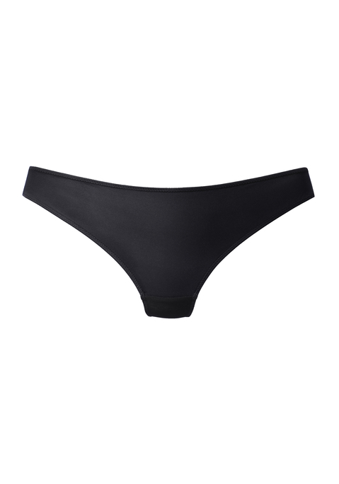 Bild: String von LASCANA: Edler String mit hübscher Stickerei mit changierendem Effekt und metallisch glänzender Veredelung. Vorne blickdicht aus Microtouch-Material, Mit Baumwollzwickel. Passende BHs erhältlich, um dein Dessous-Set zu vervollständigen. Mit Liebe & Leidenschaft in Hamburg kreiert. Aus 60% Polyamid, 35% Polyester, 5% Elasthan.