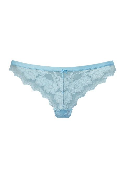 Bild: String von LASCANA: Verführerischer String aus zarter, elastischer Jacquardspitze. Mit leicht glänzendem Bund und feiner Zierschleife in der vorderen Mitte. Mit eingearbeitetem Baumwollzwickel. Passende BHs aus der gleichen Serie erhältlich. Mit Spitze, die anteilig recyceltes Polyamid enthält. Aus 85% Polyamid, 10% Elasthan, 5% Polyester.