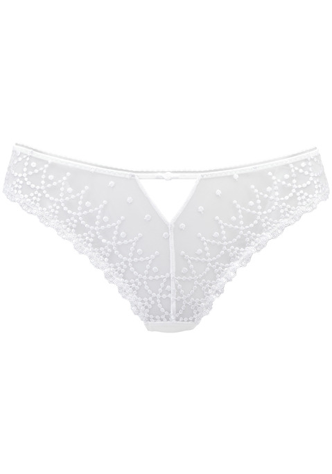 Bild: String von LASCANA: Aus leicht transparenter, elasticher Stickereispitze Mit Baumwollzwickel.