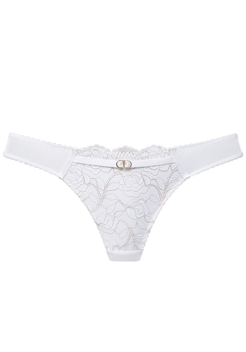 Bild: String von LASCANA: Femininer String in hübscher Schnittform. Vorne mit leichtem Glitzergarn durchzogen. Mit eingearbeitetem Baumwollzwickel. Mit passendem BH aus der gleichen Serie erhältlich. Mit Liebe & Leidenschaft in Hamburg kreiert. Obermaterial: 88% Polyamid, 12% Elasthan.