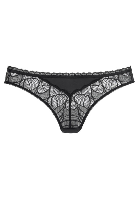 LASCANA Stringpanty Damen schwarz Gr.32/34