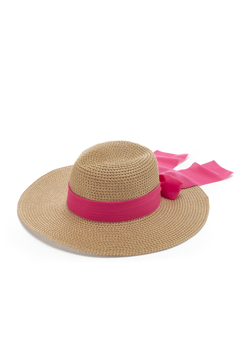 Bild: Strohhut von LASCANA: Sommerlicher Strohhut mit modischem Dekoband von Lascana. Sommerlich gestylt zu Kleidern und Röcken, aber auch zu Jeans und Bademode. Ein idealer Begleiter für den Urlaub, Strand und Sommer. Aus Papierstroh.