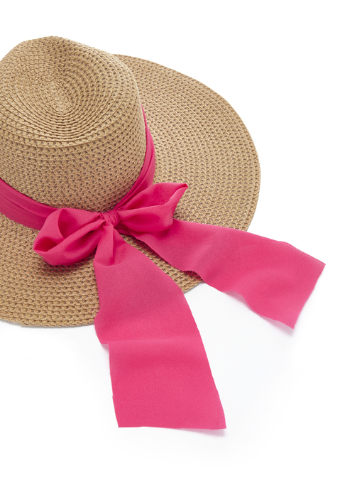 Bild: Strohhut von LASCANA: Sommerlicher Strohhut mit modischem Dekoband von Lascana. Sommerlich gestylt zu Kleidern und Röcken, aber auch zu Jeans und Bademode. Ein idealer Begleiter für den Urlaub, Strand und Sommer. Aus Papierstroh.
