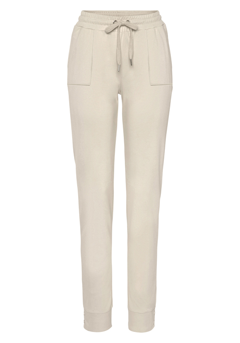 LASCANA Sweathose Damen creme Gr.32/34