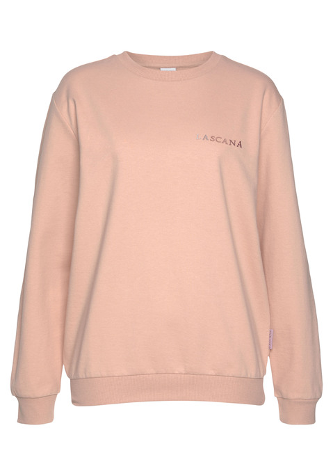 LASCANA Sweatshirt Damen apricot-roségoldfarben Gr.32/34