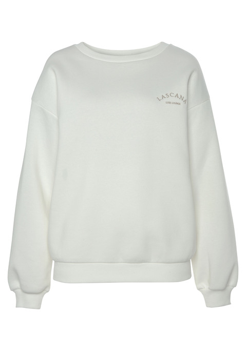 LASCANA Sweatshirt Damen creme Gr.36/38