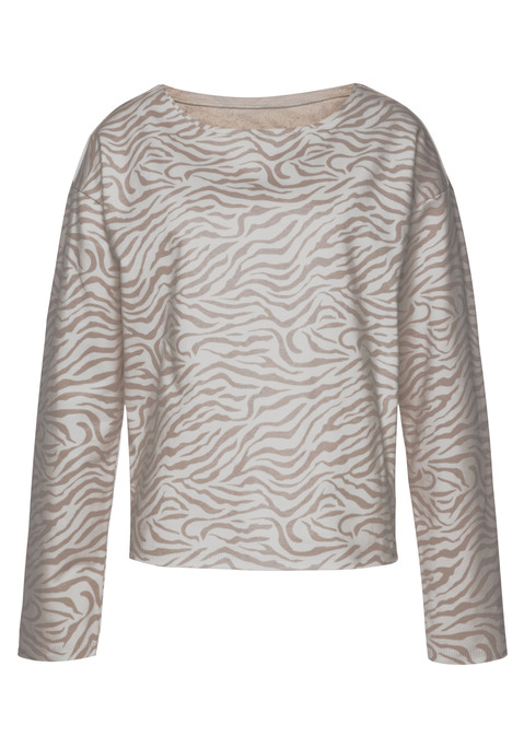 LASCANA Sweatshirt Damen nougat-beige Gr.44/46