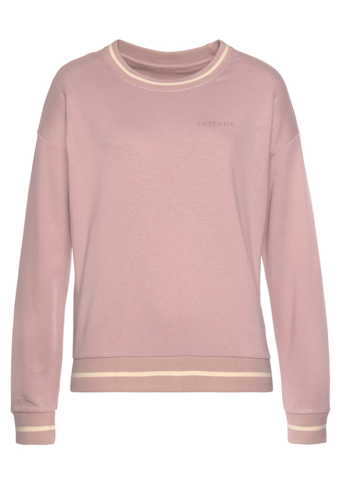 LASCANA Sweatshirt Damen rosé Gr.32/34