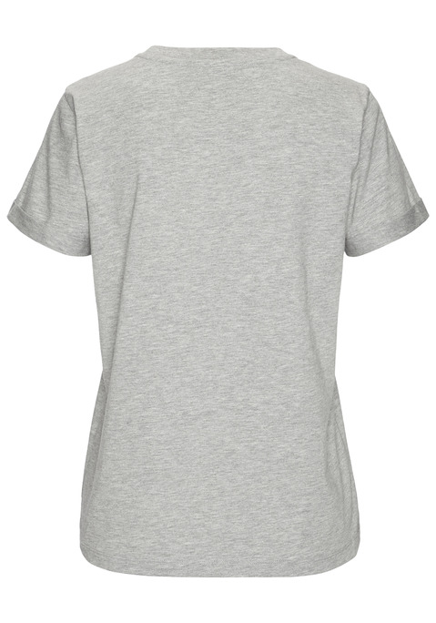 Bild: T-Shirt von LASCANA: Süßes Shirt von Lascana mit farblich abgesetzter Herz-Stickerei vorn. Rundhalsausschnitt, kurze Ärmel und gerader Saumverlauf. Vielseitig zu stylen. Baumwolljersey mit weichem Griff.