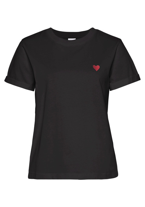 LASCANA T-Shirt Damen schwarz Gr.32/34