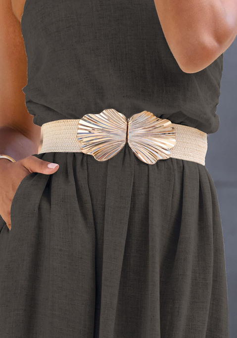 Bild: Taillengürtel von LASCANA: Elastischer Taillengürtel von LASCANA. Aus Textil. Breite 5cm.