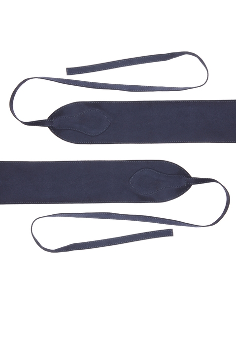 Bild: Taillengürtel von LASCANA: Taillengürtel aus Leder von LASCANA. Zum Binden. Aus Veloursleder. Breite 8 cm. Längen:  Gr.S 65cm, Gr.M 75cm, Gr.L 85cm + 80cm Band je Seite.